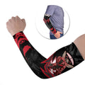 Personalised Essendon Bombers Football Arm Sleeves Fierce Mosquito Mascot 3D Grunge City Art