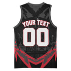 Personalised Essendon Bombers Football Basketball Jersey Fierce Mosquito Mascot 3D Grunge City Art