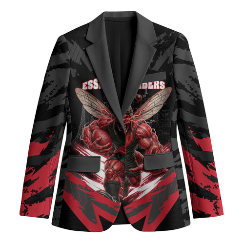 Personalised Essendon Bombers Football Blazer Fierce Mosquito Mascot 3D Grunge City Art