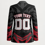Personalised Essendon Bombers Football Blazer Fierce Mosquito Mascot 3D Grunge City Art