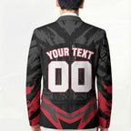 Personalised Essendon Bombers Football Blazer Fierce Mosquito Mascot 3D Grunge City Art