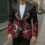Personalised Essendon Bombers Football Blazer Fierce Mosquito Mascot 3D Grunge City Art