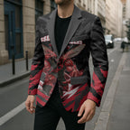 Personalised Essendon Bombers Football Blazer Fierce Mosquito Mascot 3D Grunge City Art