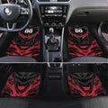 Personalised Essendon Bombers Football Car Mats Fierce Mosquito Mascot 3D Grunge City Art