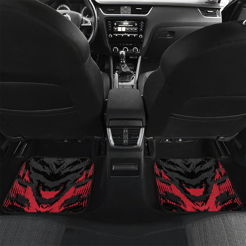 Personalised Essendon Bombers Football Car Mats Fierce Mosquito Mascot 3D Grunge City Art