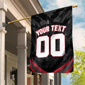 Personalised Essendon Bombers Football Garden Flag Fierce Mosquito Mascot 3D Grunge City Art