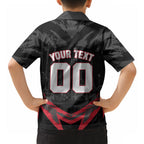 Personalised Essendon Bombers Football Hawaiian Shirt Fierce Mosquito Mascot 3D Grunge City Art