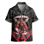 Personalised Essendon Bombers Football Kid Hawaiian Shirt Fierce Mosquito Mascot 3D Grunge City Art