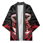 Personalised Essendon Bombers Football Kimono Fierce Mosquito Mascot 3D Grunge City Art