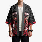 Personalised Essendon Bombers Football Kimono Fierce Mosquito Mascot 3D Grunge City Art