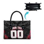 Personalised Essendon Bombers Football Leather Bag Fierce Mosquito Mascot 3D Grunge City Art