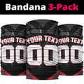 Personalised Essendon Bombers Football Neck Gaiter Fierce Mosquito Mascot 3D Grunge City Art