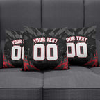 Personalised Essendon Bombers Football Pillow Cover Fierce Mosquito Mascot 3D Grunge City Art