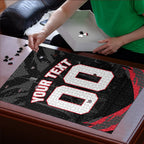 Personalised Essendon Bombers Football Puzzle Fierce Mosquito Mascot 3D Grunge City Art