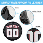 Personalised Essendon Bombers Football Spare Tire Cover Fierce Mosquito Mascot 3D Grunge City Art