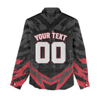 Personalised Essendon Bombers Football Women Casual Shirt Fierce Mosquito Mascot 3D Grunge City Art