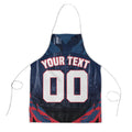 Personalised Melbourne Demons Football Apron Fierce Devil Mascot 3D Grunge City Art