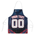 Personalised Melbourne Demons Football Apron Fierce Devil Mascot 3D Grunge City Art