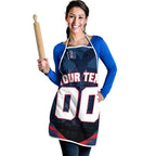 Personalised Melbourne Demons Football Apron Fierce Devil Mascot 3D Grunge City Art