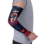 Personalised Melbourne Demons Football Arm Sleeves Fierce Devil Mascot 3D Grunge City Art