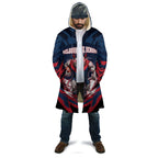 Personalised Melbourne Demons Football Cloak Fierce Devil Mascot 3D Grunge City Art