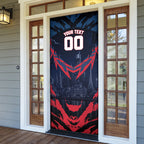 Personalised Melbourne Demons Football Door Cover Fierce Devil Mascot 3D Grunge City Art