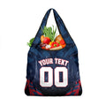 Personalised Melbourne Demons Football Grocery Bag Fierce Devil Mascot 3D Grunge City Art