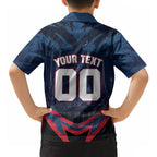 Personalised Melbourne Demons Football Hawaiian Shirt Fierce Devil Mascot 3D Grunge City Art