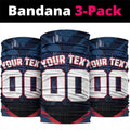 Personalised Melbourne Demons Football Neck Gaiter Fierce Devil Mascot 3D Grunge City Art