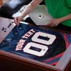 Personalised Melbourne Demons Football Puzzle Fierce Devil Mascot 3D Grunge City Art