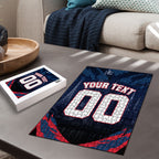 Personalised Melbourne Demons Football Puzzle Fierce Devil Mascot 3D Grunge City Art