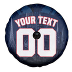 Personalised Melbourne Demons Football Spare Tire Cover Fierce Devil Mascot 3D Grunge City Art