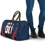 Personalised Melbourne Demons Football Travel Bag Fierce Devil Mascot 3D Grunge City Art