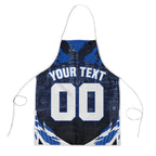Personalised North Melbourne Kangaroos Football Apron Fierce Kangaroo Mascot 3D Grunge City Art