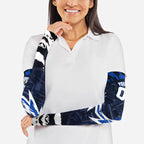Personalised North Melbourne Kangaroos Football Arm Sleeves Fierce Kangaroo Mascot 3D Grunge City Art