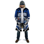 Personalised North Melbourne Kangaroos Football Cloak Fierce Kangaroo Mascot 3D Grunge City Art