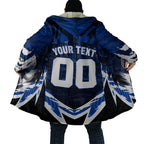 Personalised North Melbourne Kangaroos Football Cloak Fierce Kangaroo Mascot 3D Grunge City Art