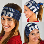 Personalised North Melbourne Kangaroos Football Neck Gaiter Fierce Kangaroo Mascot 3D Grunge City Art