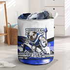 Personalised Canterbury Bankstown Bulldogs Laundry Basket Rugby Mascot Sydney City Skyline