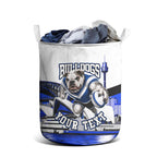 Personalised Canterbury Bankstown Bulldogs Laundry Basket Rugby Mascot Sydney City Skyline