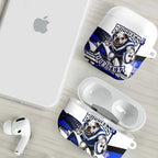 Personalised Canterbury Bankstown Bulldogs AirPods Case Rugby Mascot Sydney City Skyline
