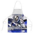 Personalised Canterbury Bankstown Bulldogs Apron Rugby Mascot Sydney City Skyline