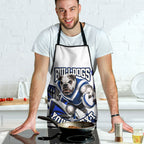 Personalised Canterbury Bankstown Bulldogs Apron Rugby Mascot Sydney City Skyline
