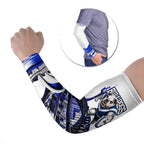 Personalised Canterbury Bankstown Bulldogs Arm Sleeves Rugby Mascot Sydney City Skyline