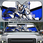 Personalised Canterbury Bankstown Bulldogs Auto Sun Shade Rugby Mascot Sydney City Skyline