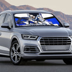 Personalised Canterbury Bankstown Bulldogs Auto Sun Shade Rugby Mascot Sydney City Skyline