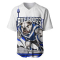 Personalised Canterbury Bankstown Bulldogs Baseball Jersey Rugby Mascot Sydney City Skyline