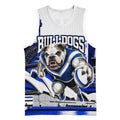 Personalised Canterbury Bankstown Bulldogs Basketball Jersey Rugby Mascot Sydney City Skyline