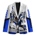Personalised Canterbury Bankstown Bulldogs Blazer Rugby Mascot Sydney City Skyline