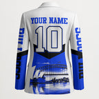 Personalised Canterbury Bankstown Bulldogs Blazer Rugby Mascot Sydney City Skyline